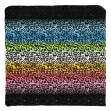 Leopard Print Gradient Pattern Throw Pillows | Multiple Sizes | Choose Your Colourway