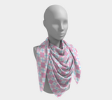 Transfeminine Argyle Square Scarf