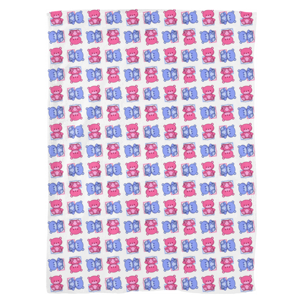 ABDL Teddybear Fleece Blankets | 2 Sizes ninjaferretart