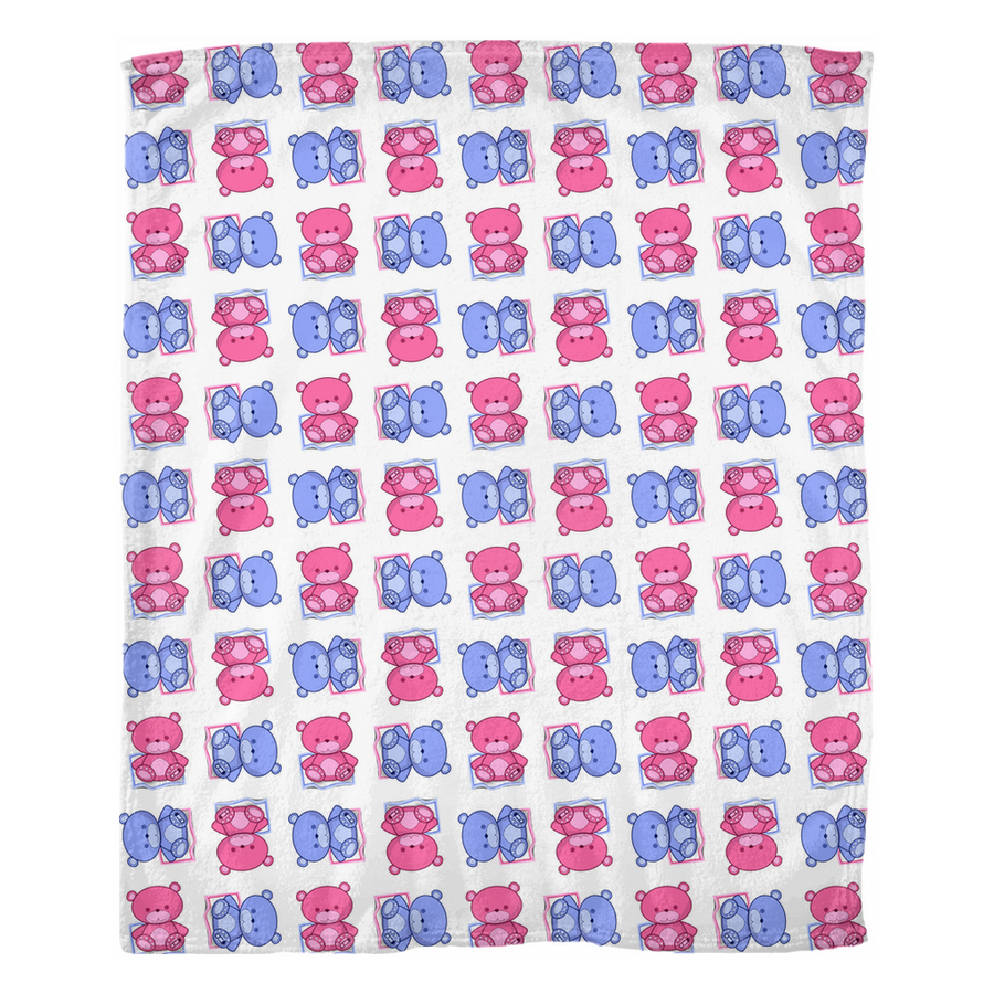 ABDL Teddybear Fleece Blankets | 2 Sizes ninjaferretart
