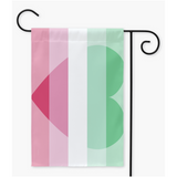 Abromantic Pride Yard and Garden Flags | Single Or Double-Sided | 2 Sizes | Aromantic and Asexual Spectrum Yard Flag ninjaferretart