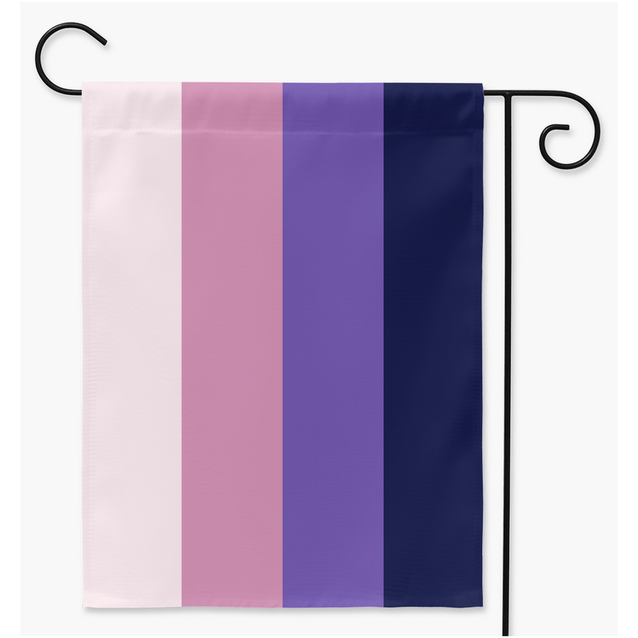 Ace Spec Pride Yard and Garden Flags | Single Or Double-Sided | 2 Sizes | Aromantic and Asexual Spectrum Yard Flag ninjaferretart