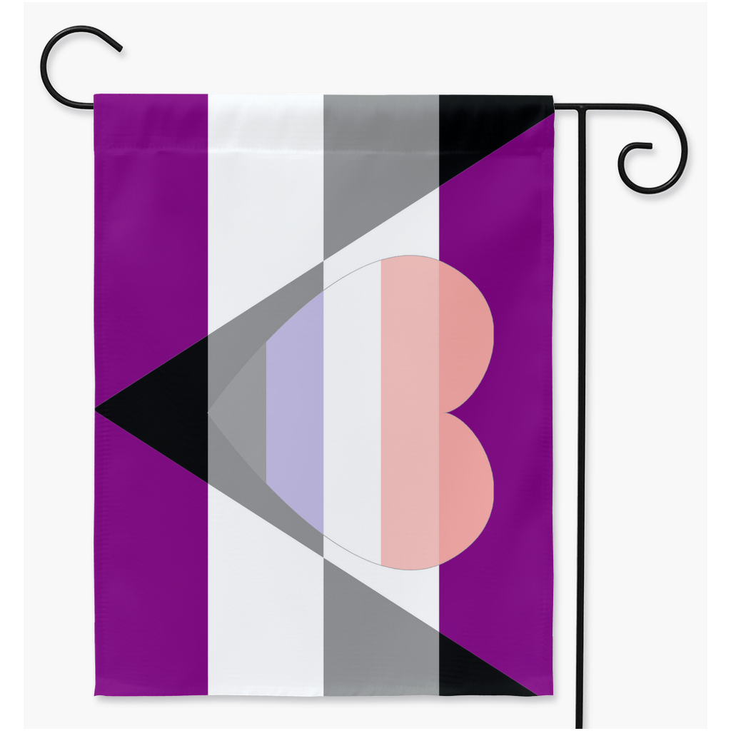 Aegosexual Cupioromantic | Single Or Double-Sided | 2 Sizes | Aro Ace Spectrum Yard Flag ninjaferretart