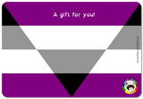 Ninja Ferret Gift Card - Aromantic & Asexual Spectrum
