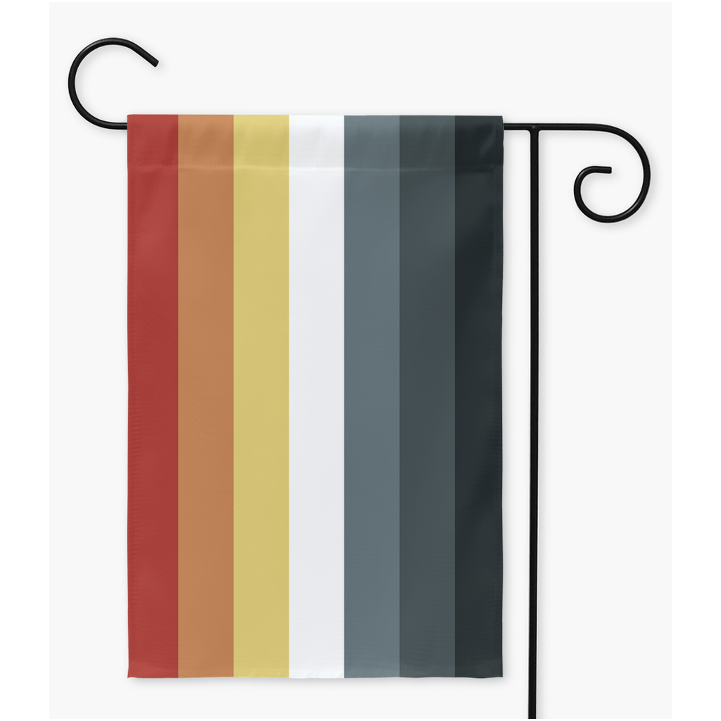 Agatic Pride Yard and Garden Flags | Single Or Double-Sided | 2 Sizes | Sexual And Romantic Orientations Yard Flag ninjaferretart