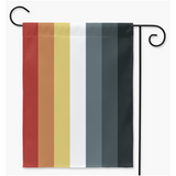 Agatic Pride Yard and Garden Flags | Single Or Double-Sided | 2 Sizes | Sexual And Romantic Orientations Yard Flag ninjaferretart