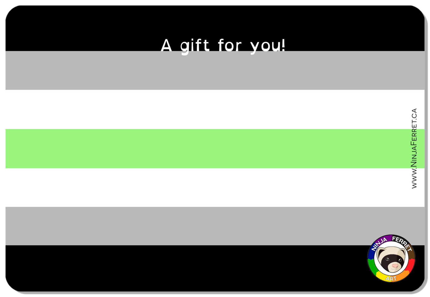 Tarjeta regalo Ninja Ferret - Identidades de género