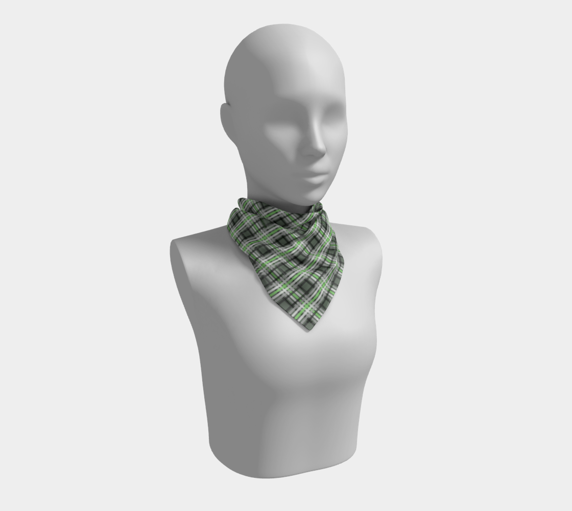 Agender Plaid Square Scarf Square Scarf ninjaferretart