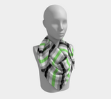 Agender Striped Square Scarf Square Scarf ninjaferretart