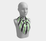 Agender Striped Square Scarf Square Scarf ninjaferretart