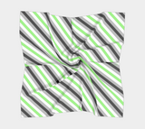 Agender Striped Square Scarf Square Scarf ninjaferretart