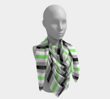 Agender Striped Square Scarf Square Scarf ninjaferretart