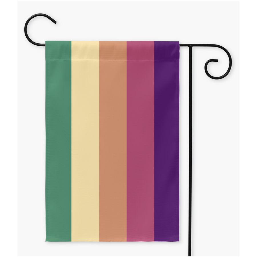 Amatopunk Pride Yard and Garden Flags | Single Or Double-Sided | 2 Sizes | Polyamory and ENM Yard Flag ninjaferretart