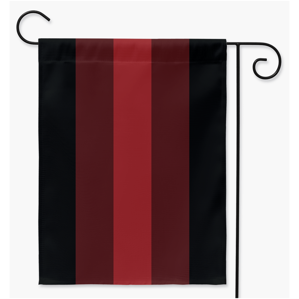Anarchogender Pride Flags - V2 | Single Or Double-Sided | 2 Sizes | Gender Identity and Expression Yard Flag ninjaferretart