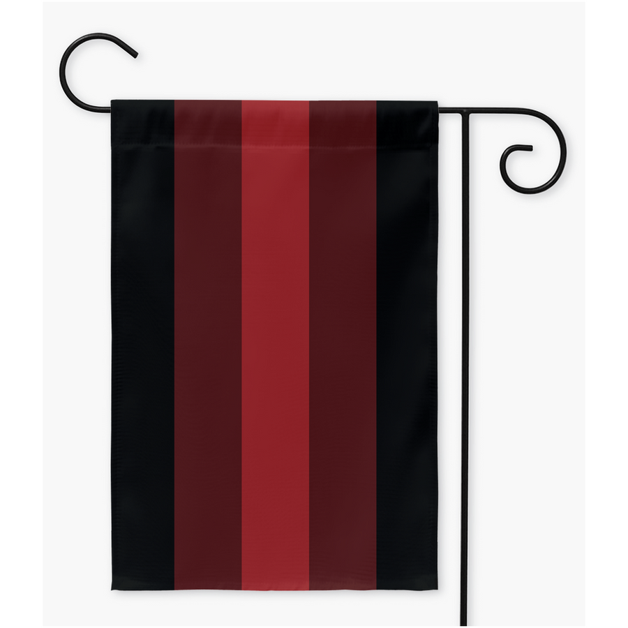 Anarchogender Pride Flags - V2 | Single Or Double-Sided | 2 Sizes | Gender Identity and Expression Yard Flag ninjaferretart