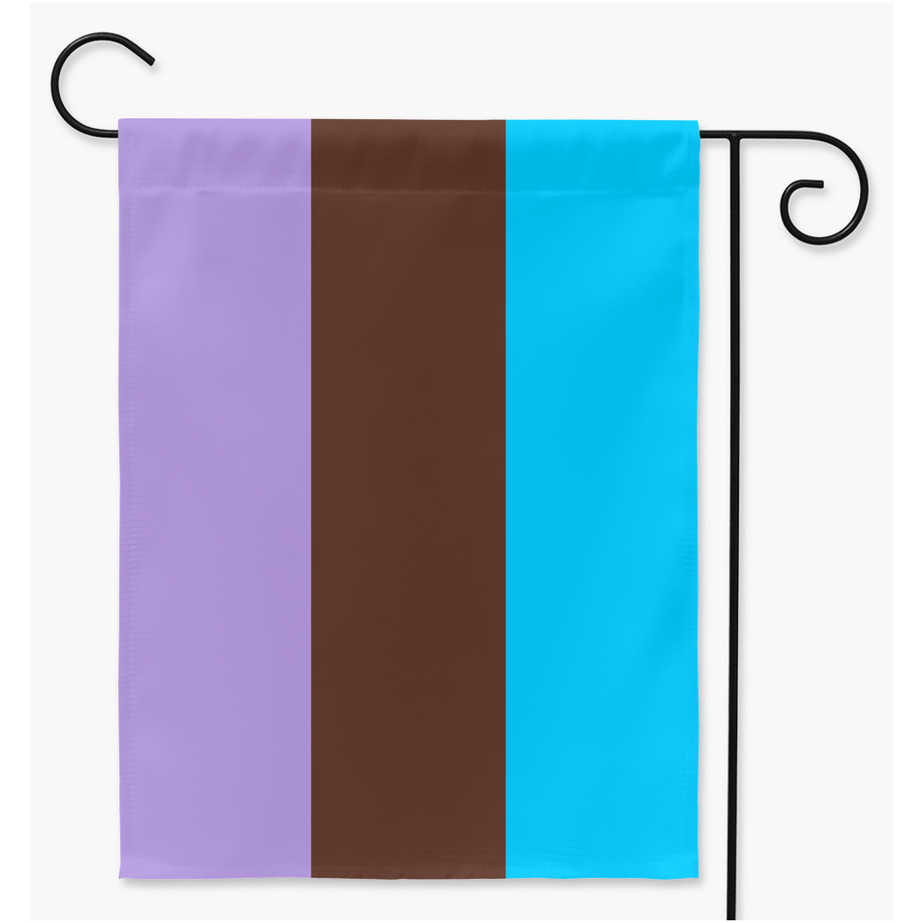 Androsexual Pride Yard and Garden Flags | Single Or Double-Sided | 2 Sizes | Sexual And Romantic Orientations Yard Flag ninjaferretart