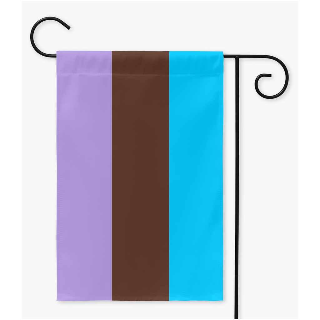 Androsexual Pride Yard and Garden Flags | Single Or Double-Sided | 2 Sizes | Sexual And Romantic Orientations Yard Flag ninjaferretart