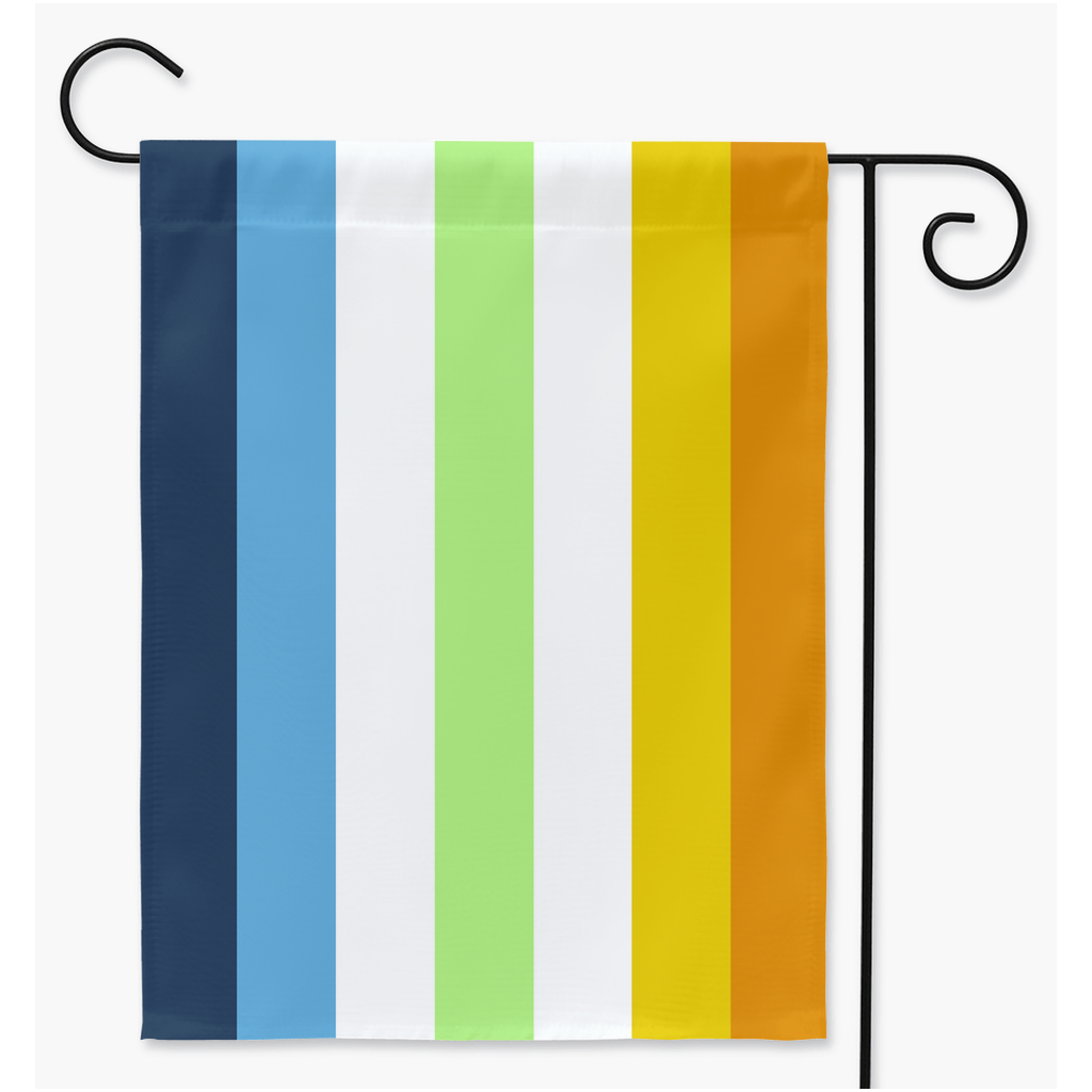 Aroace Agender - V2 Flags | Single Or Double-Sided | 2 Sizes | Aro Ace Spectrum Yard Flag ninjaferretart