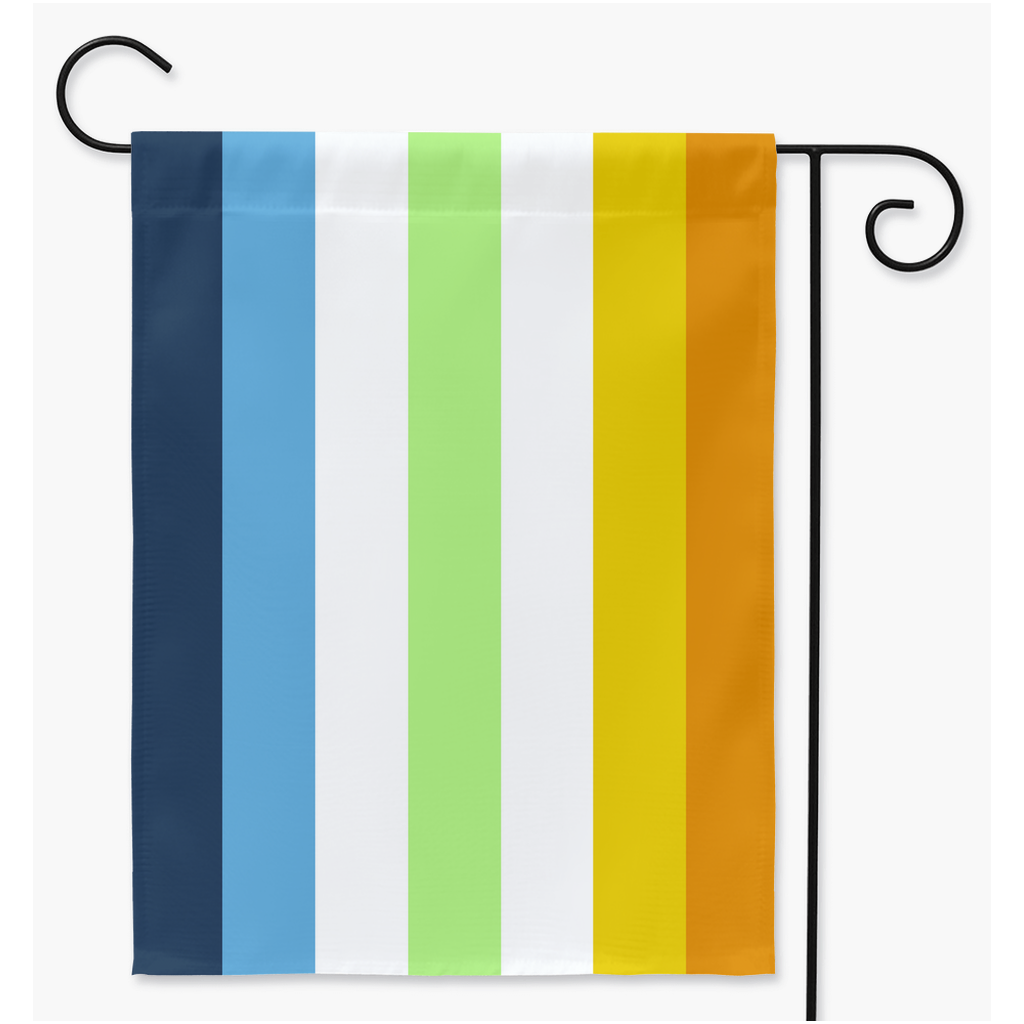 Aroace Agender - V2 Flags | Single Or Double-Sided | 2 Sizes | Aro Ace Spectrum Yard Flag ninjaferretart