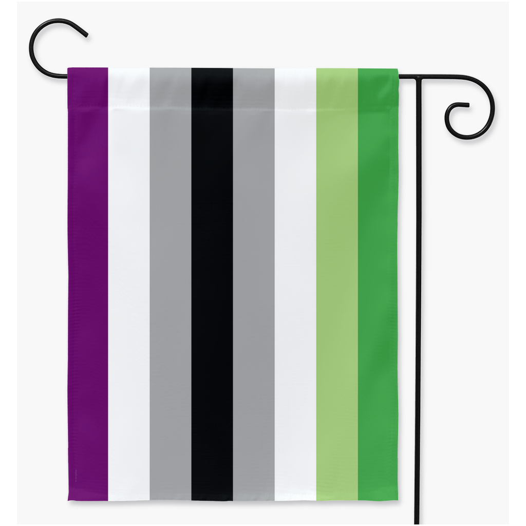 Aroace Pride Flags - Version 2 | Single Or Double-Sided | 2 Sizes | Aro Ace Spectrum Yard Flag ninjaferretart