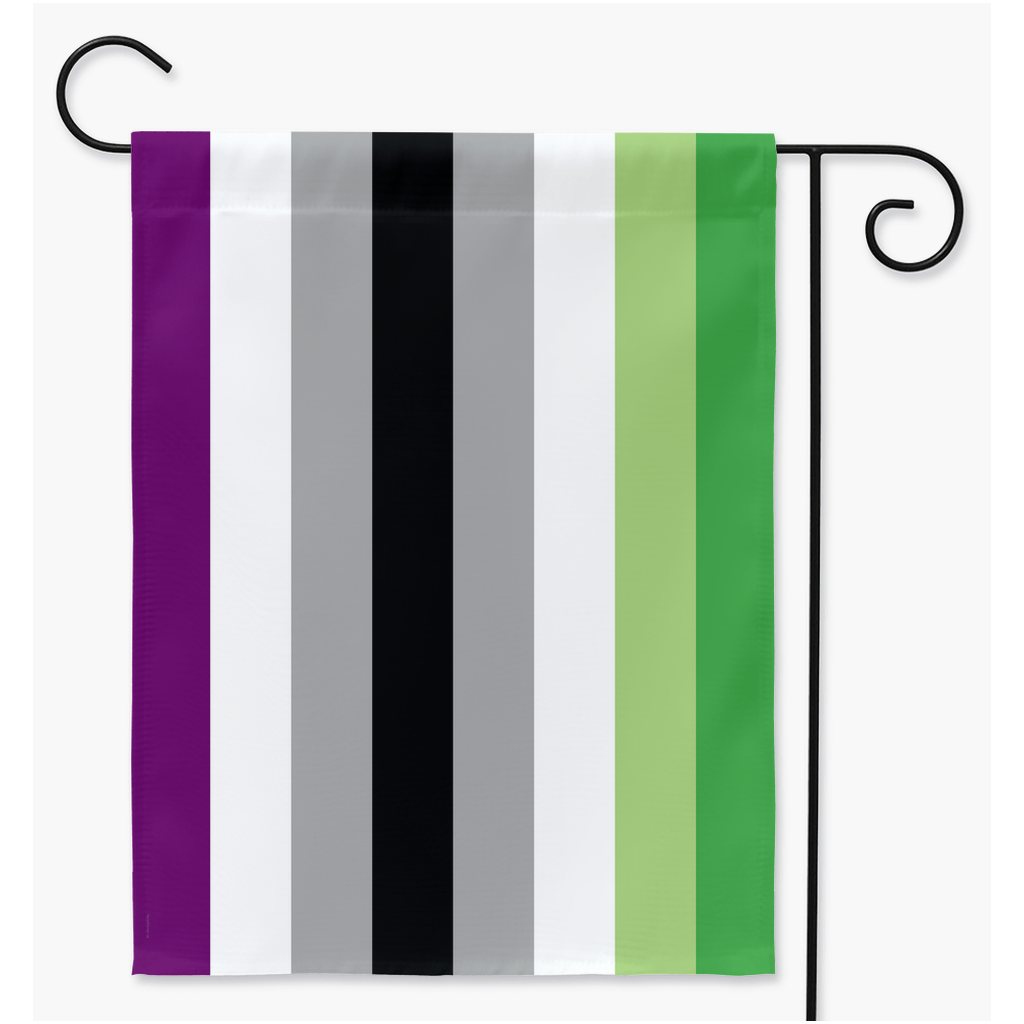 Aroace Pride Flags - Version 2 | Single Or Double-Sided | 2 Sizes | Aro Ace Spectrum Yard Flag ninjaferretart