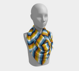 Aroace - V1 Striped Square Scarf Square Scarf ninjaferretart