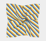 Aroace - V1 Striped Square Scarf Square Scarf ninjaferretart