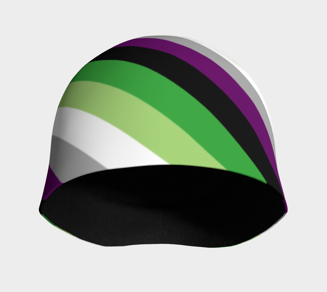 Aroace - V6 Striped Beanie Beanie ninjaferretart