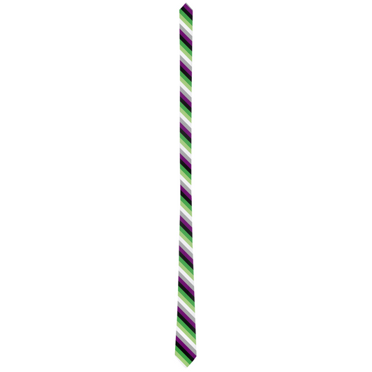 Aroace - V6 Striped Pride Patterned Neck Ties Accessories ninjaferretart