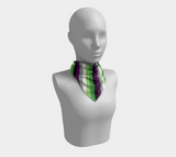 Aroace - V6 Striped Square Scarf Square Scarf ninjaferretart
