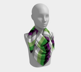 Aroace - V6 Striped Square Scarf Square Scarf ninjaferretart