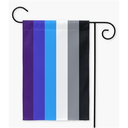 Aroace - V7 Yard and Garden Flags | Single Or Double-Sided | 2 Sizes | Aromantic and Asexual Spectrum Yard Flag ninjaferretart
