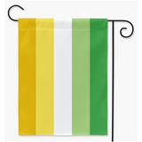 Aroallo Pride Yard and Garden Flags | Single Or Double-Sided | 2 Sizes | Aromantic and Asexual Spectrum Yard Flag ninjaferretart