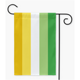 Aroallo Pride Yard and Garden Flags | Single Or Double-Sided | 2 Sizes | Aromantic and Asexual Spectrum Yard Flag ninjaferretart