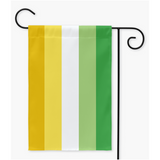 Aroallo Pride Yard and Garden Flags | Single Or Double-Sided | 2 Sizes | Aromantic and Asexual Spectrum Yard Flag ninjaferretart