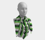 Aromantic Striped Square Scarf Square Scarf ninjaferretart