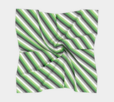 Aromantic Striped Square Scarf Square Scarf ninjaferretart