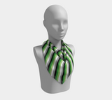 Aromantic Striped Square Scarf Square Scarf ninjaferretart