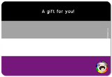 Ninja Ferret Gift Card - Aromantic & Asexual Spectrum