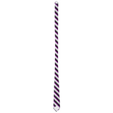 Asexual Striped Pride Patterned Neck Ties Accessories ninjaferretart