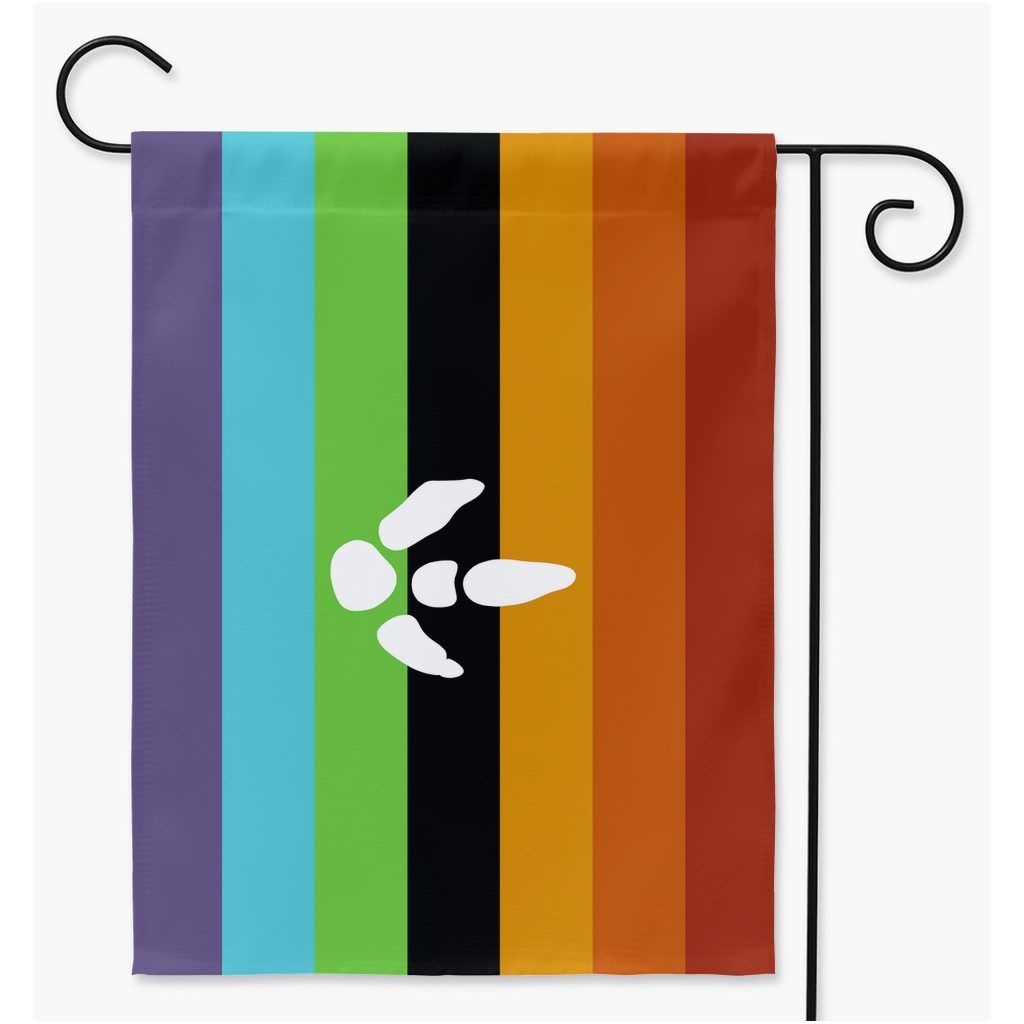 Avian Pride Yard Flags | Single Or Double-Sided | 2 Sizes | Avians/Featheries, Cetaceans, Furries, Scalies Yard Flag ninjaferretart