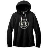 Baphomet Pentagram Fitted Re-Fleece Hoodie | Choose Your Colourway Apparel ninjaferretart