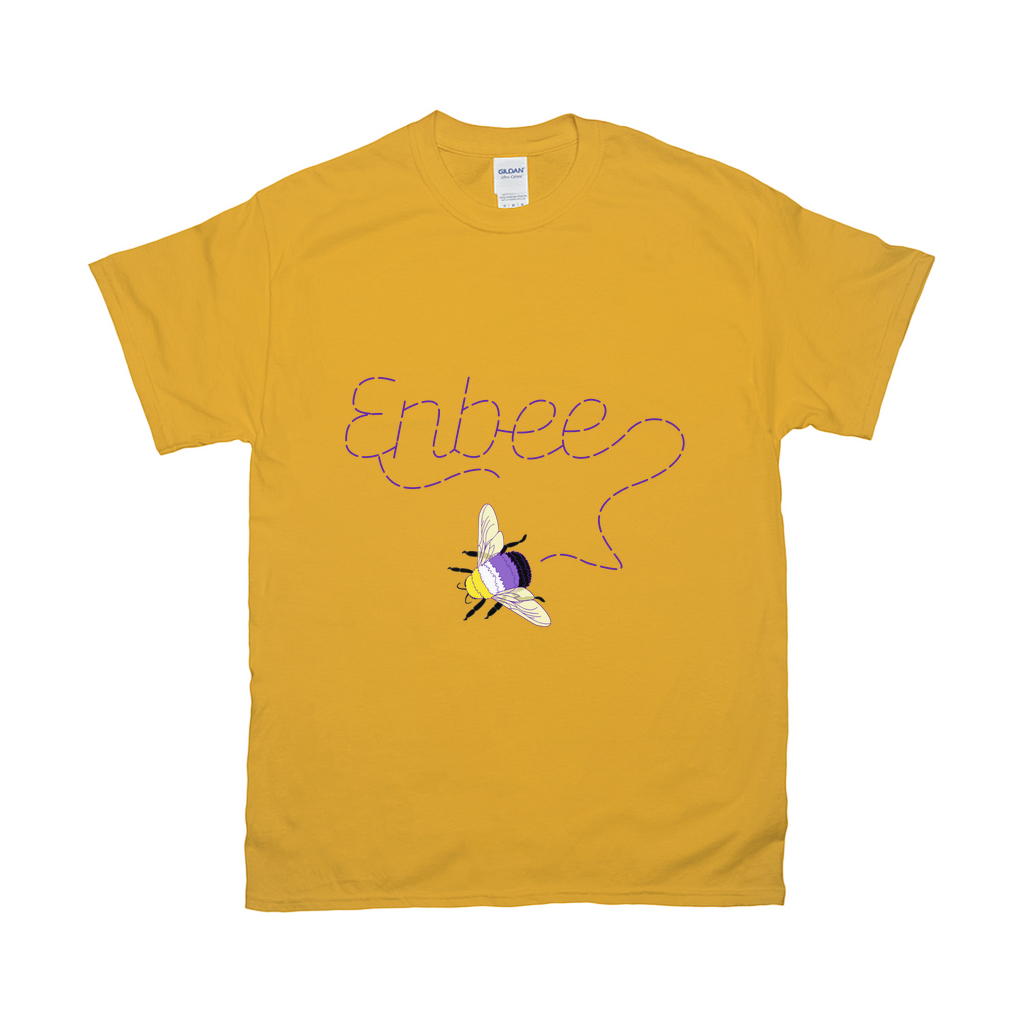 Bee Dance - Enbee Nonbinary Bumblebee Relaxed Fit Tshirt Tshirt ninjaferretart