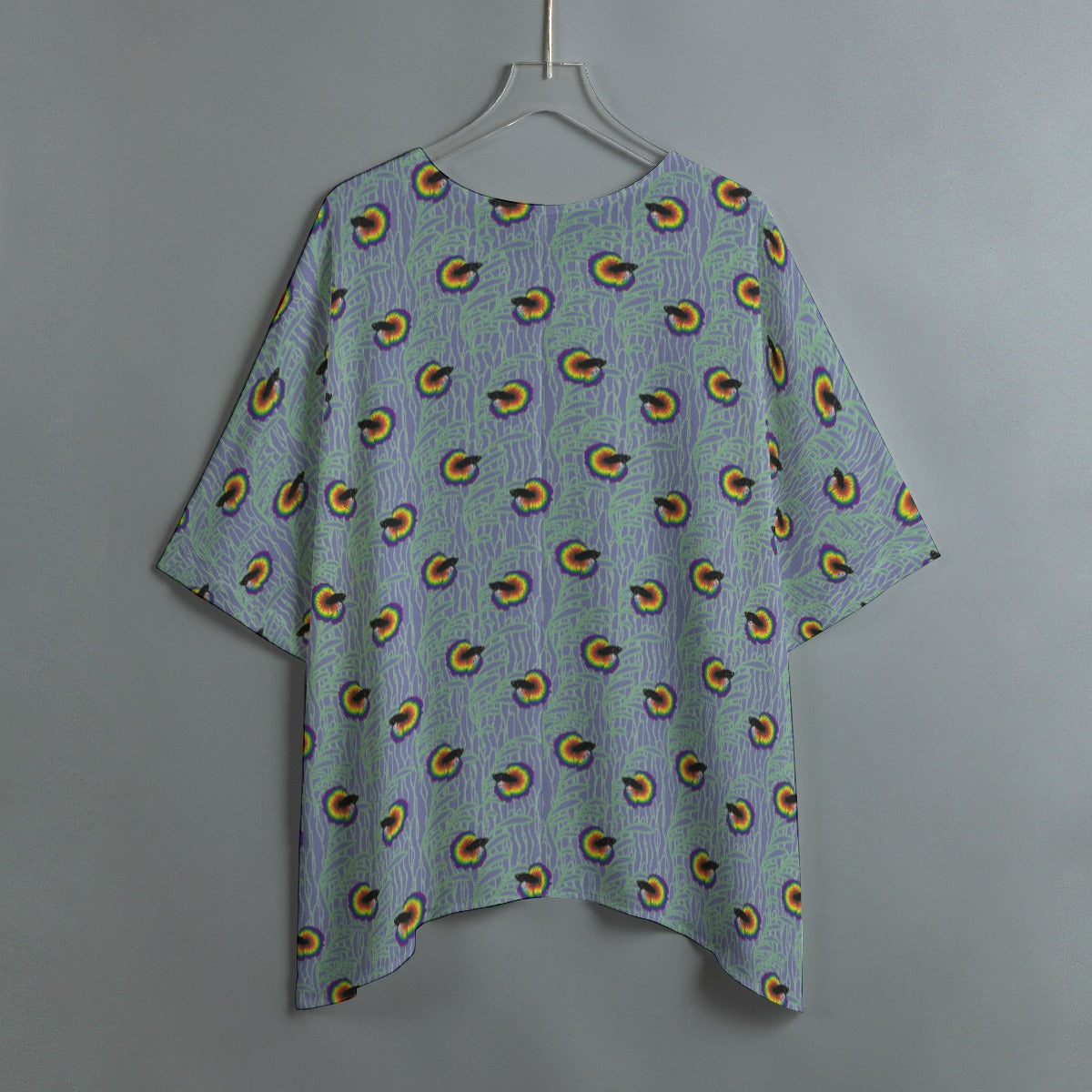 Betta and Seaweed Pattern Bat Sleeve Shirt | Choose Your Colourway ninjaferretart