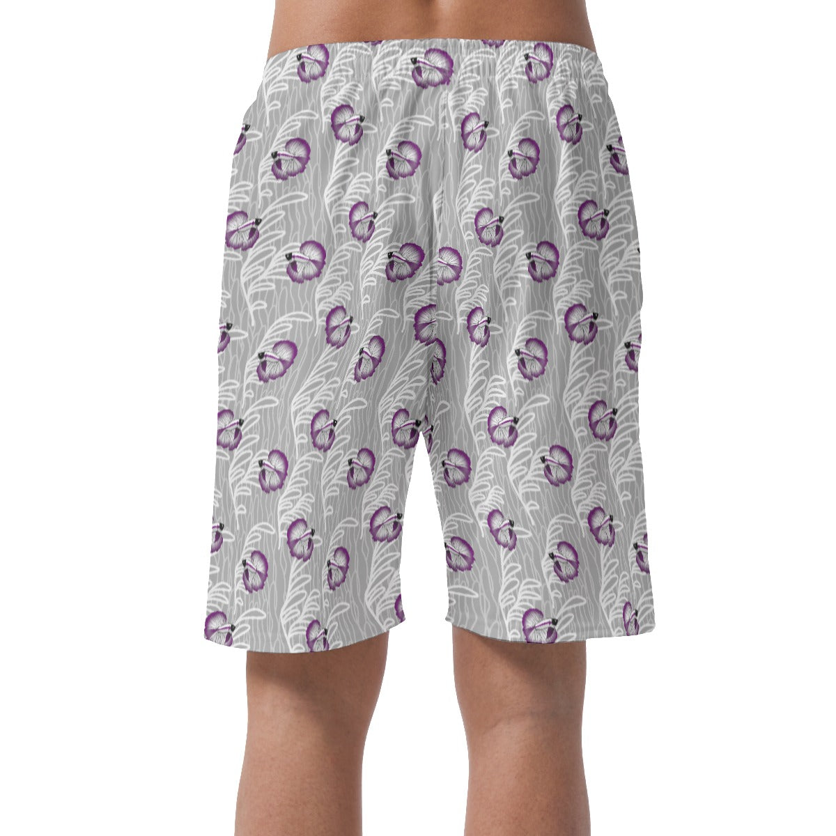 Betta and Seaweed Pattern Relaxed Fit Casual Shorts | 4-Way Stretch | Choose Your Colourway Apparel ninjaferretart