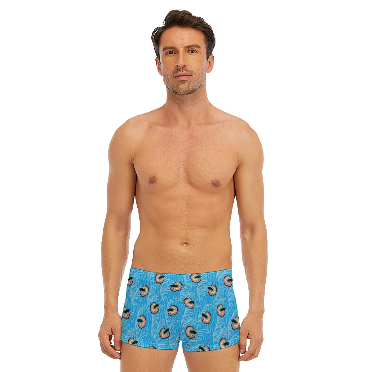 Betta and Seaweed Pattern Short Boxer Briefs | Choose Your Colourway ninjaferretart