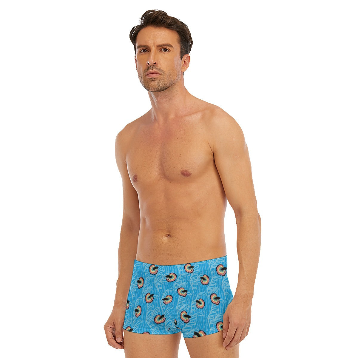 Betta and Seaweed Pattern Short Boxer Briefs | Choose Your Colourway ninjaferretart