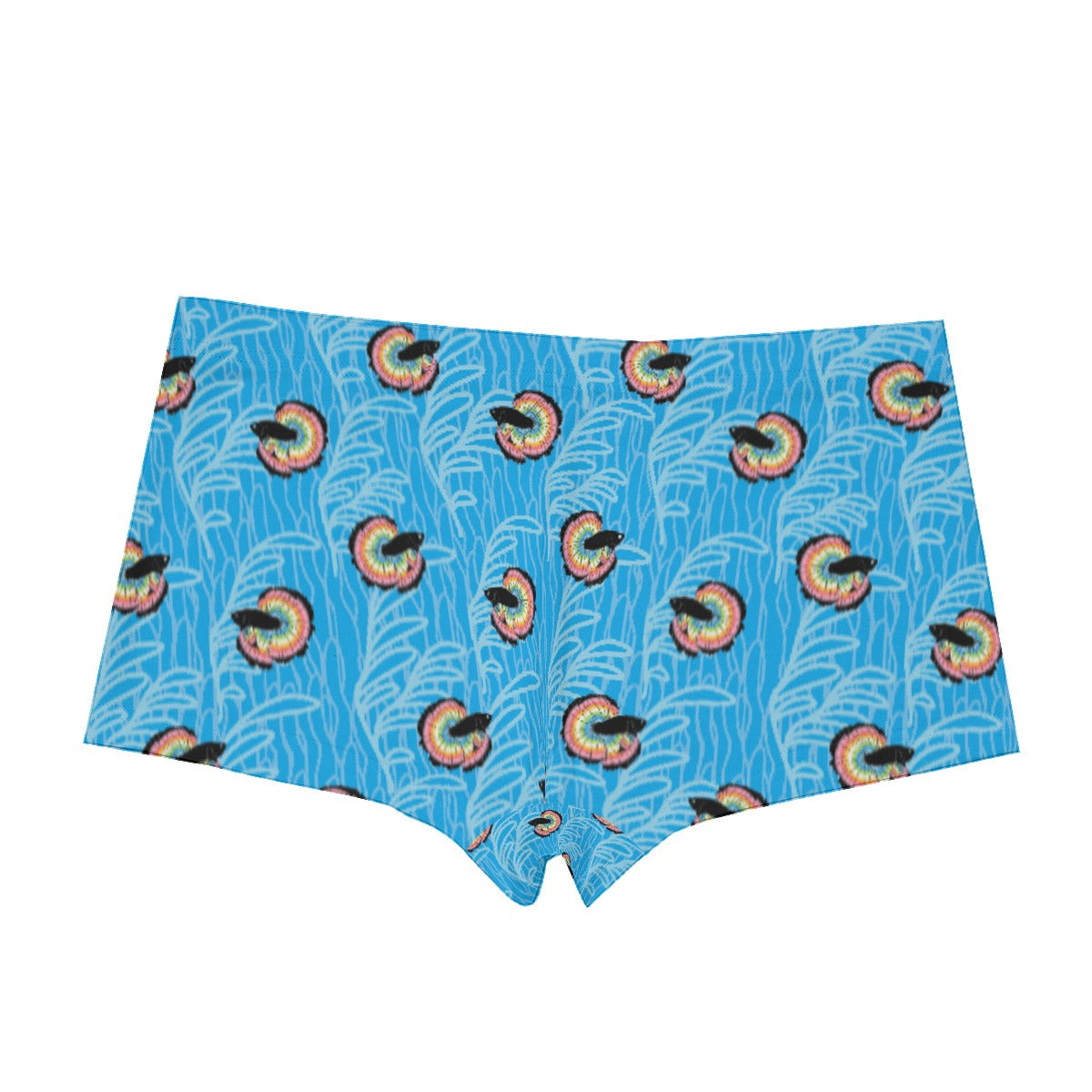 Betta and Seaweed Pattern Short Boxer Briefs | Choose Your Colourway ninjaferretart