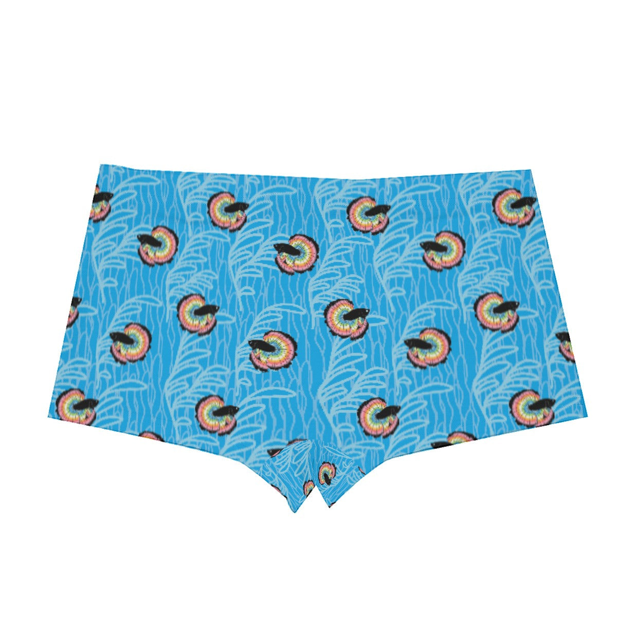 Betta and Seaweed Pattern Short Boxer Briefs | Choose Your Colourway ninjaferretart