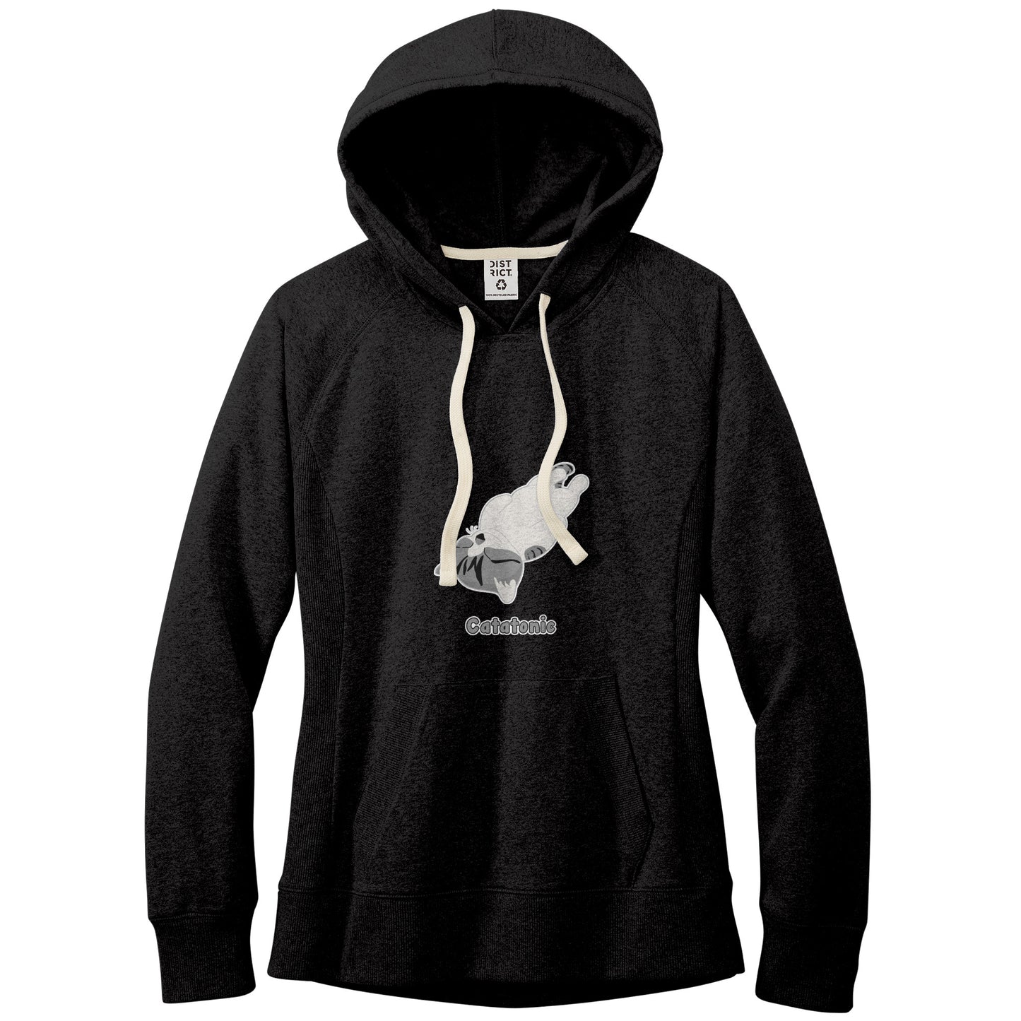 Sudadera con capucha de tejido polar entallada Catatonic